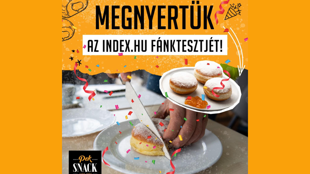 Megnyertük az Index.hu fánktesztjét!