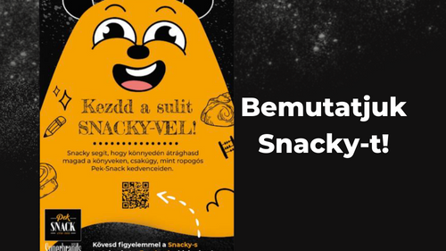 Bemutatjuk Snacky-t!