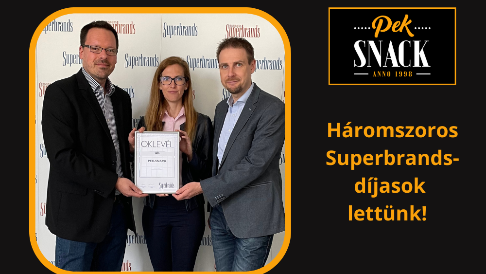 Háromszoros Superbrands díjasok lettünk!